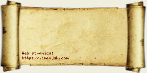 Anđela Stamatović vizit kartica